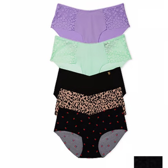 Victoria's Secret Other - Victoria’s Secret lot 5 panties gift set cotton hip hugger panties new Large